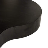 Richmond Interiors Bogor Carved Black Oak Wood Dining Table | 8 Seater
