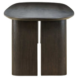Richmond Interiors Durban Brown Oak Wood Dining Table | 6-8 Seater