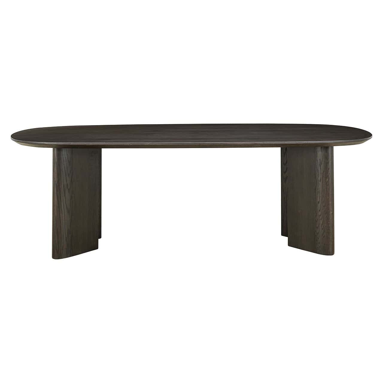 Richmond Interiors Durban Brown Oak Wood Dining Table | 6-8 Seater