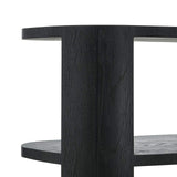 Richmond Interiors Navarino Black Oak Wood Display Unit