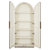 Richmond Interiors Tivoli Arched White Cabinet