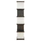 Richmond Interiors Waldorf Brown Oak Wood & Stone Display Unit