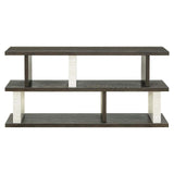 Richmond Interiors Waldorf Brown Wood & Stone Console Table