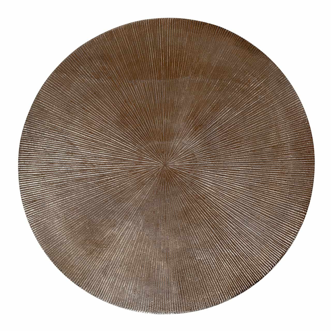 Richmond Interiors Vittorio Starburst Champagne Gold Tripod Coffee Table Nest | Set of 3