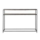 Richmond Chandon Champagne Gold And Black Console Table-Belmont Interiors