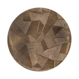 Richmond Interiors Tulum Brushed Gold Round Side Table Nest | Set of 2