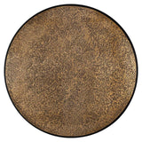 Richmond Interiors Derby Brushed Gold Round Coffee Table Nest | Set of 2
