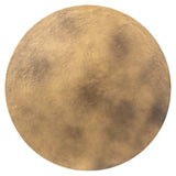 Richmond Interiors Du Pont Brushed Gold Round Coffee Table