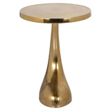 Richmond Interiors Dolphin Gold Round Side Table