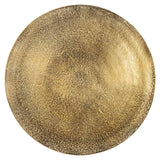 Richmond Interiors Dolphin Gold Round Side Table