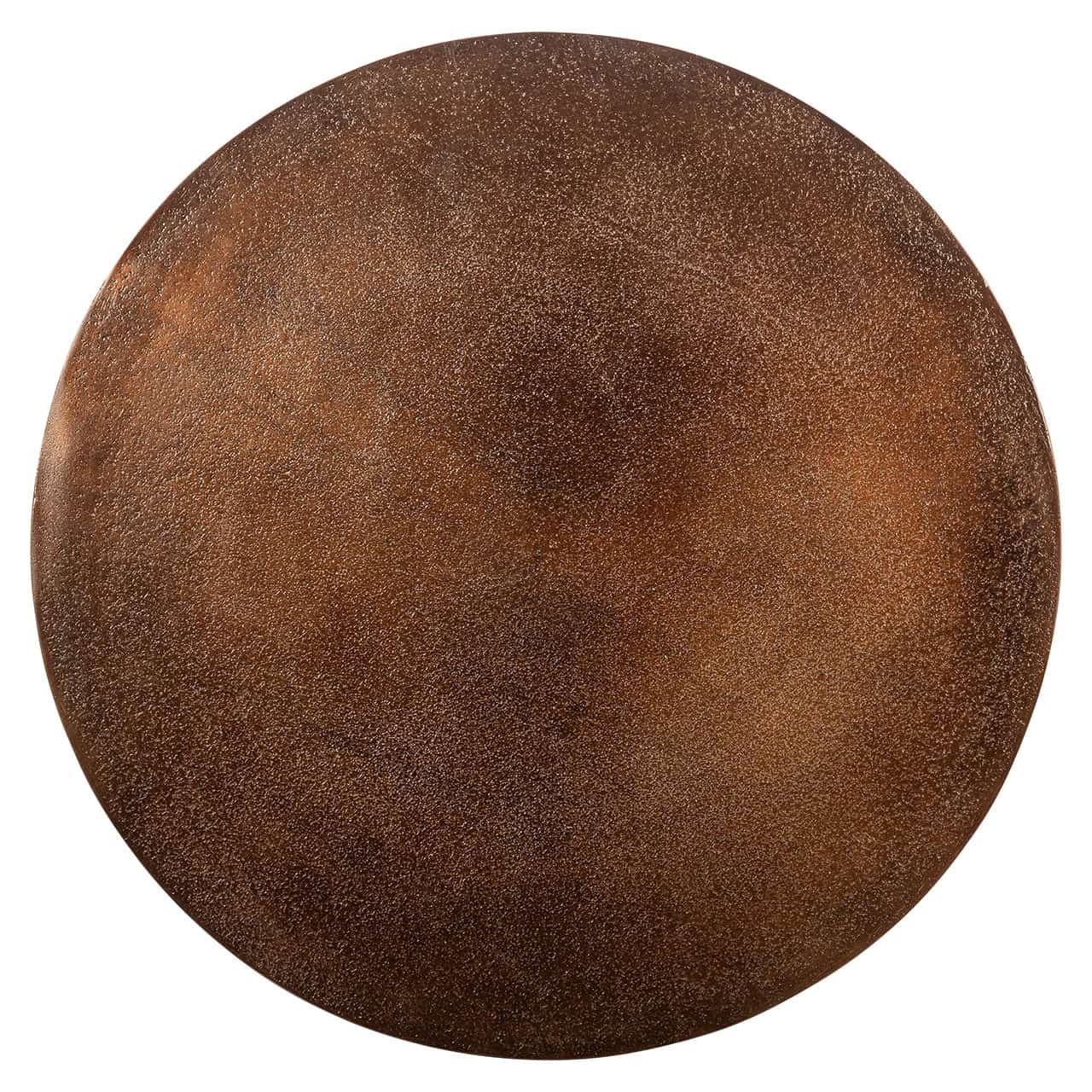 Richmond Interiors Misty Melted Bronze Round Side Table