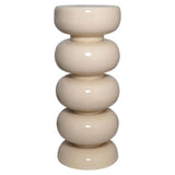 Richmond Interiors Jari Ripple Beige Column Side Table