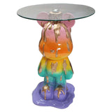 Richmond Interiors Ebba Rainbow Glass Side Table