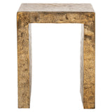 Richmond Interiors Novan End Table in Gold