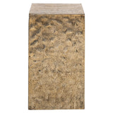 Richmond Interiors Novan End Table in Gold