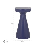 Richmond Interiors Kimble Purple Side Table Large