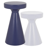 Richmond Interiors Kimble Purple Side Table Large