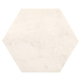 Richmond Interiors Misty Cream Marble Round Side Table