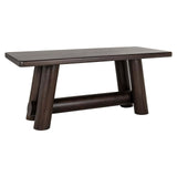 Richmond Interiors Menara Walnut Brown Acacia Wood Counter Table