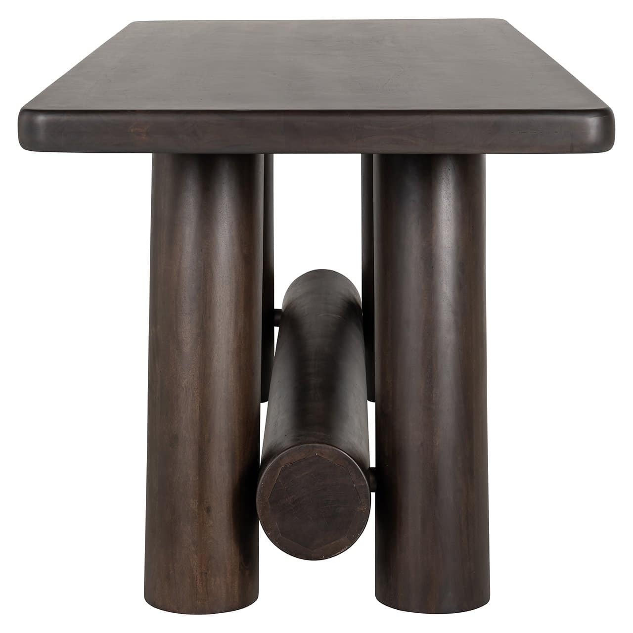 Richmond Interiors Menara Walnut Brown Acacia Wood Counter Table