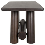 Richmond Interiors Menara Walnut Brown Acacia Wood Counter Table