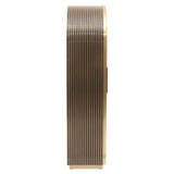 Richmond Interiors Les Arcs Brushed Gold Ribbed Cabinet