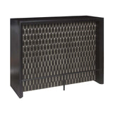 Richmond Interiors Walker Black Oak Wood Home Bar