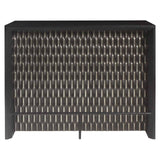 Richmond Interiors Walker Black Oak Wood Home Bar