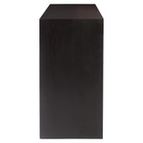 Richmond Interiors Walker Black Oak Wood Home Bar