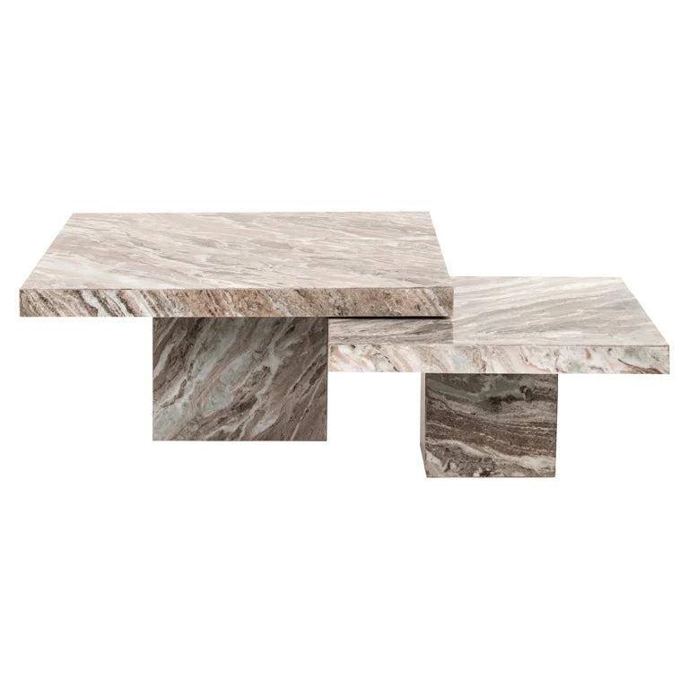 Richmond Interiors Coffee Table Rashford Set of 2 (Stone)