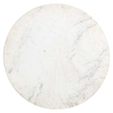 Richmond Interiors Jagger White Marble Round Dining Table