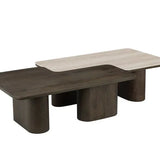 Richmond Interiors Coffee Table Nando Set Of 2 (Brown)