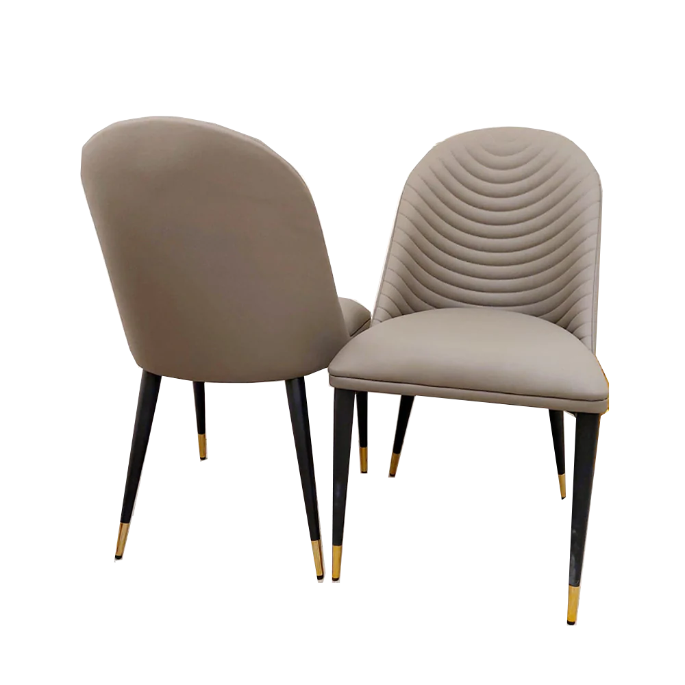 Alba PU Leather Dining Chair 3 Colours-Esme Furnishings