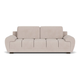Zara Bubble Mocha Plush Velvet 3 Seater Sofa