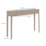 DI Designs Abberley Brown & Gold Console Table