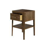 DI Designs Abberley Brown Bedside Table | 1 Drawer