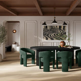 Alba Dining Chair – Forest Green