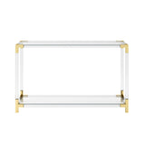 OTI Amangiri Clear Console Table