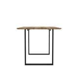 Antibes Dining Table – Russet & Black