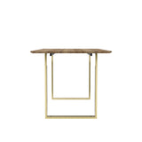Antibes Dining Table – Russet & Gold