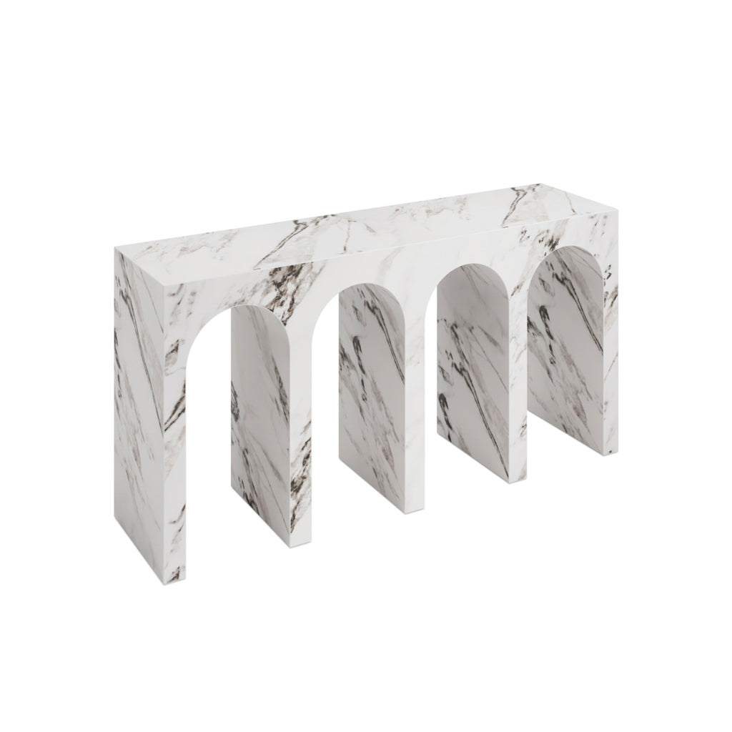 OTI Archie Calacatta Console Table