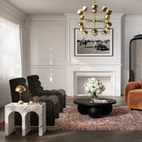 OTI Archie Calacatta Side Table – Large