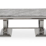 Arianna Grey Marble Coffee Table-Esme Furnishings