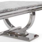 Arianna Grey Marble Coffee Table-Esme Furnishings