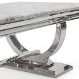 Arianna Grey Marble Coffee Table-Esme Furnishings