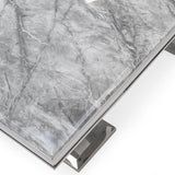 Arianna Grey Marble Coffee Table-Esme Furnishings