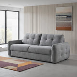 Athens 3 Seater Sofabed – Beige & Grey