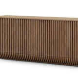 Berkeley Designs Jupiter Walnut Ribbed 4 Door Sideboard