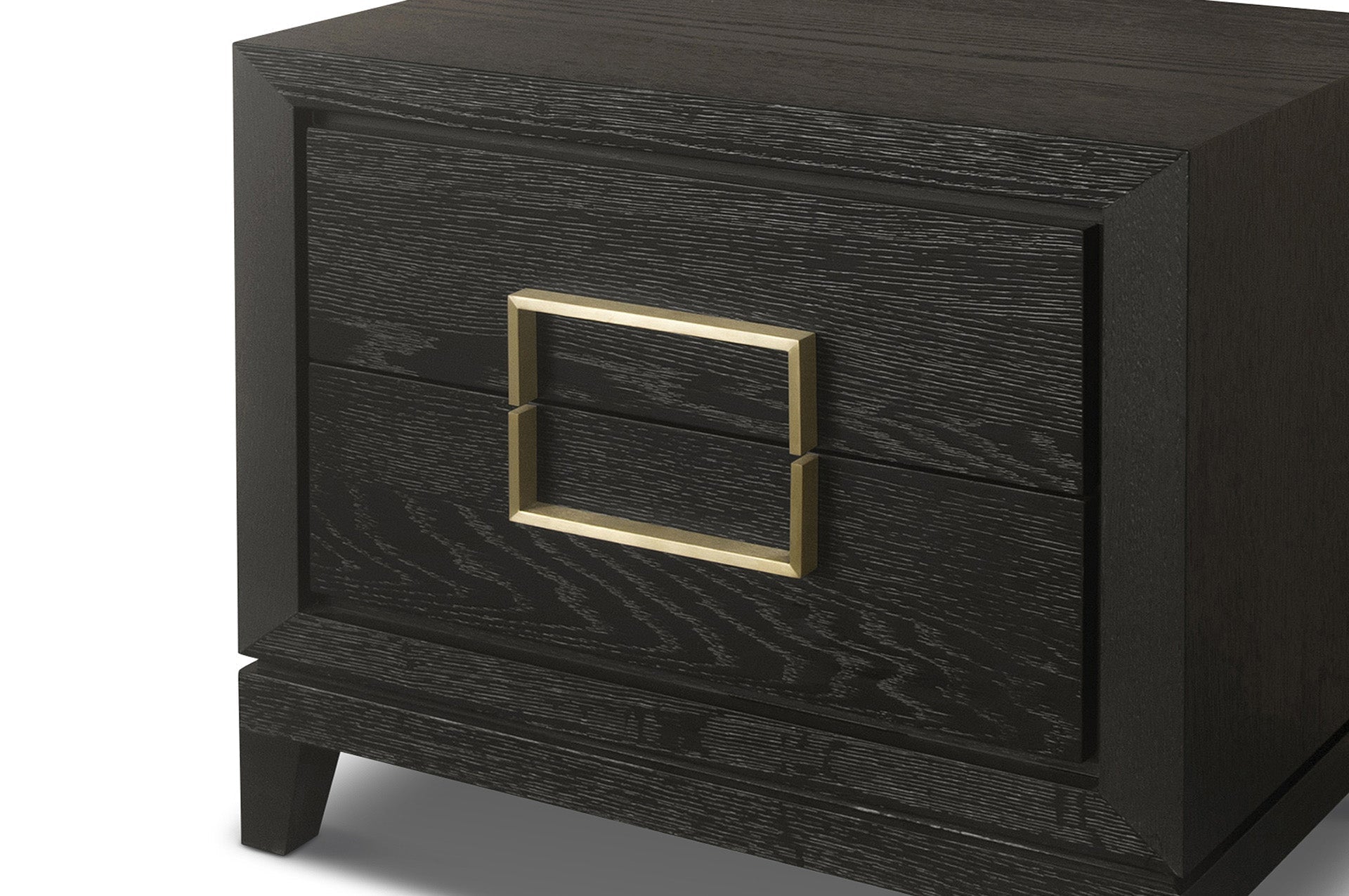 Berkeley Designs Lucca 2 Drawer Bedside Cabinet In Brown