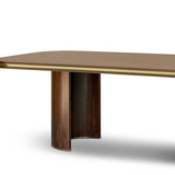 Berkeley Designs Malibu Natural Walnut 240cm Dining Table